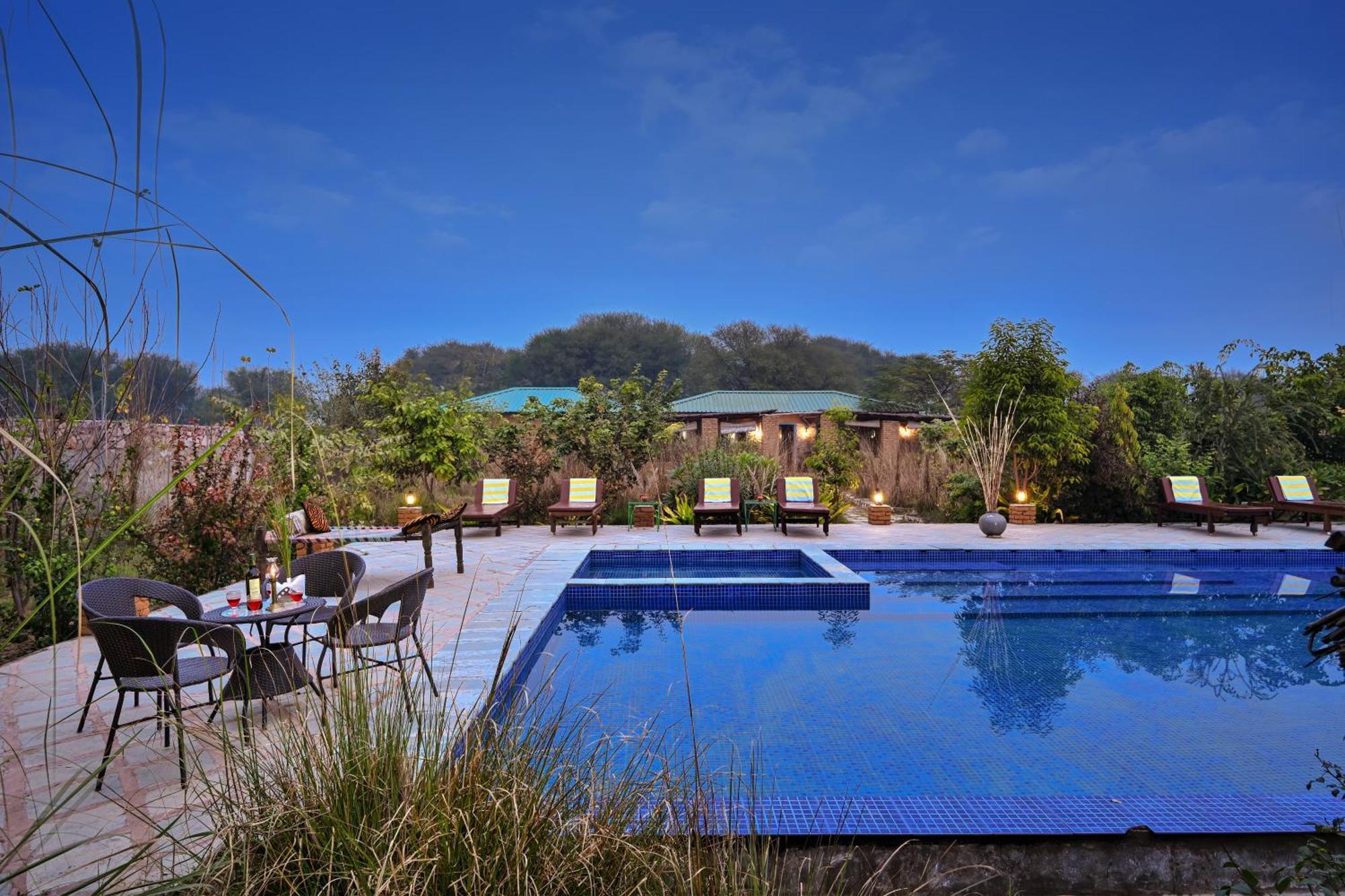 סוואי מדופור Bagh Serai - Rustic Cottage With Private Pool מראה חיצוני תמונה