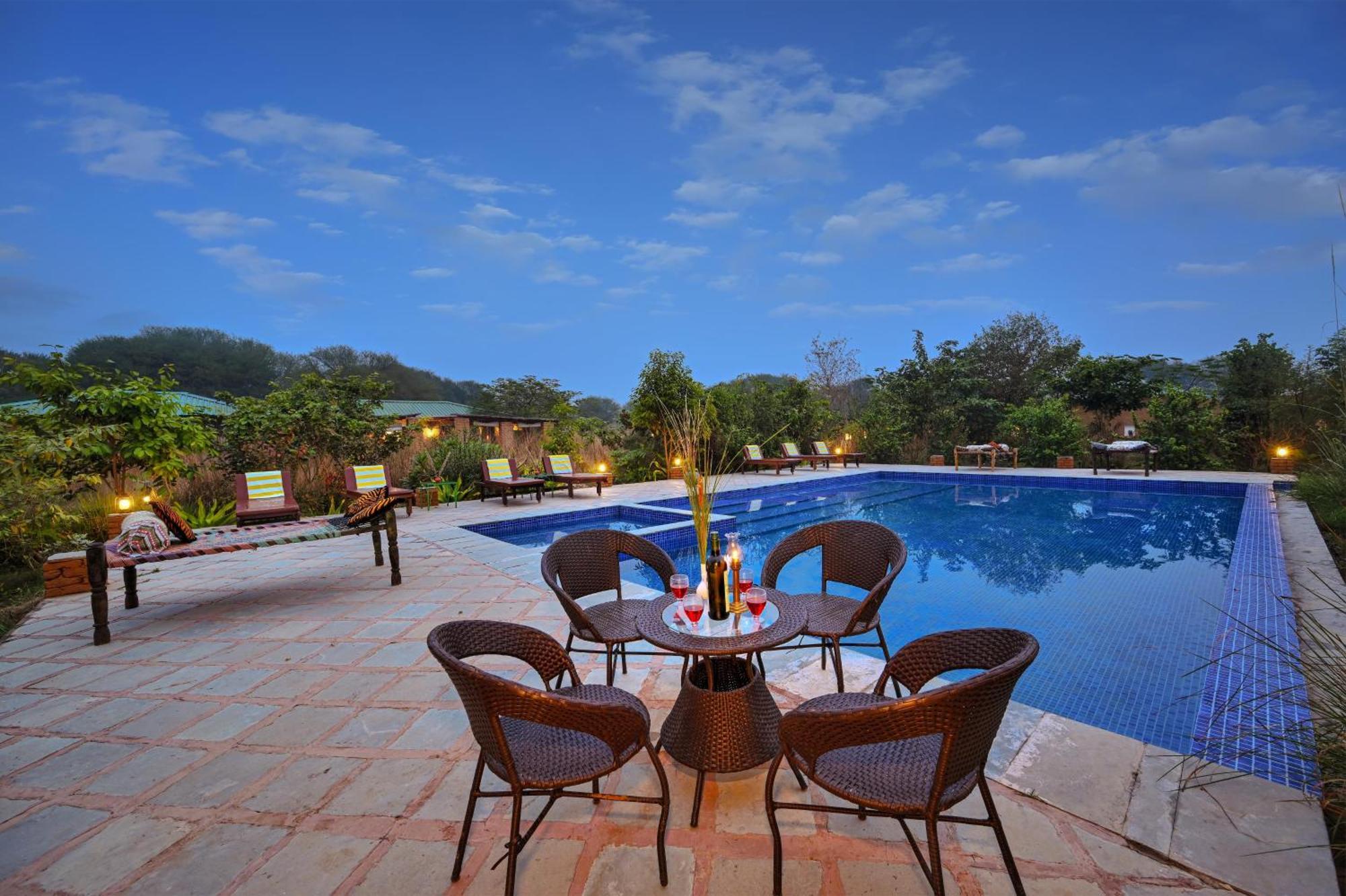 סוואי מדופור Bagh Serai - Rustic Cottage With Private Pool מראה חיצוני תמונה