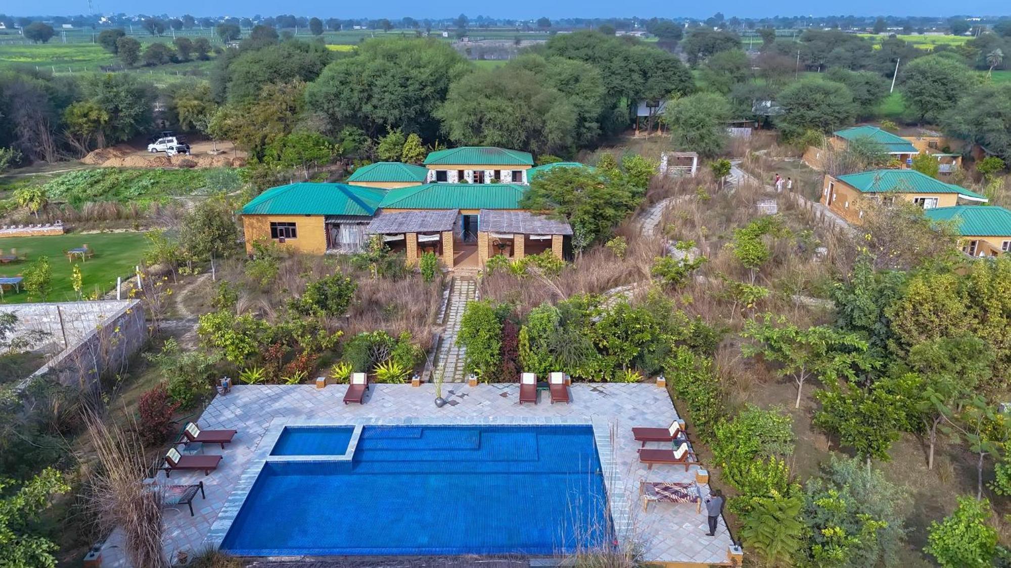סוואי מדופור Bagh Serai - Rustic Cottage With Private Pool מראה חיצוני תמונה